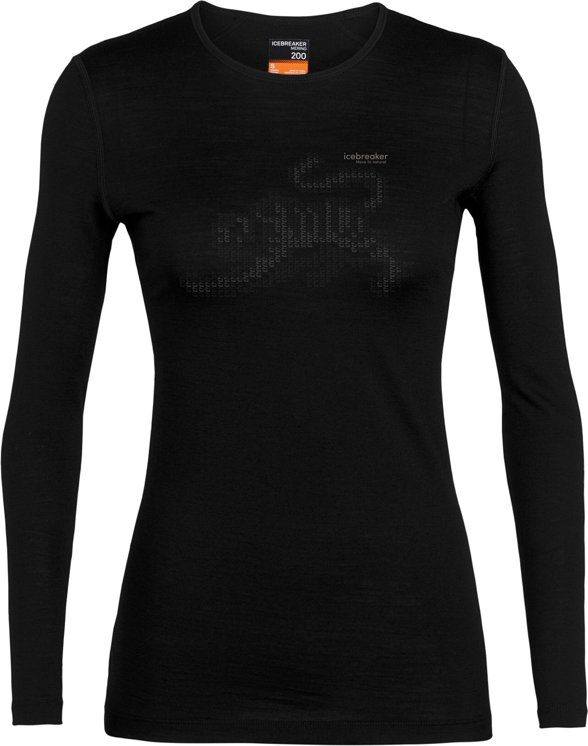 Women Merino 200 Oasis LS Crewe