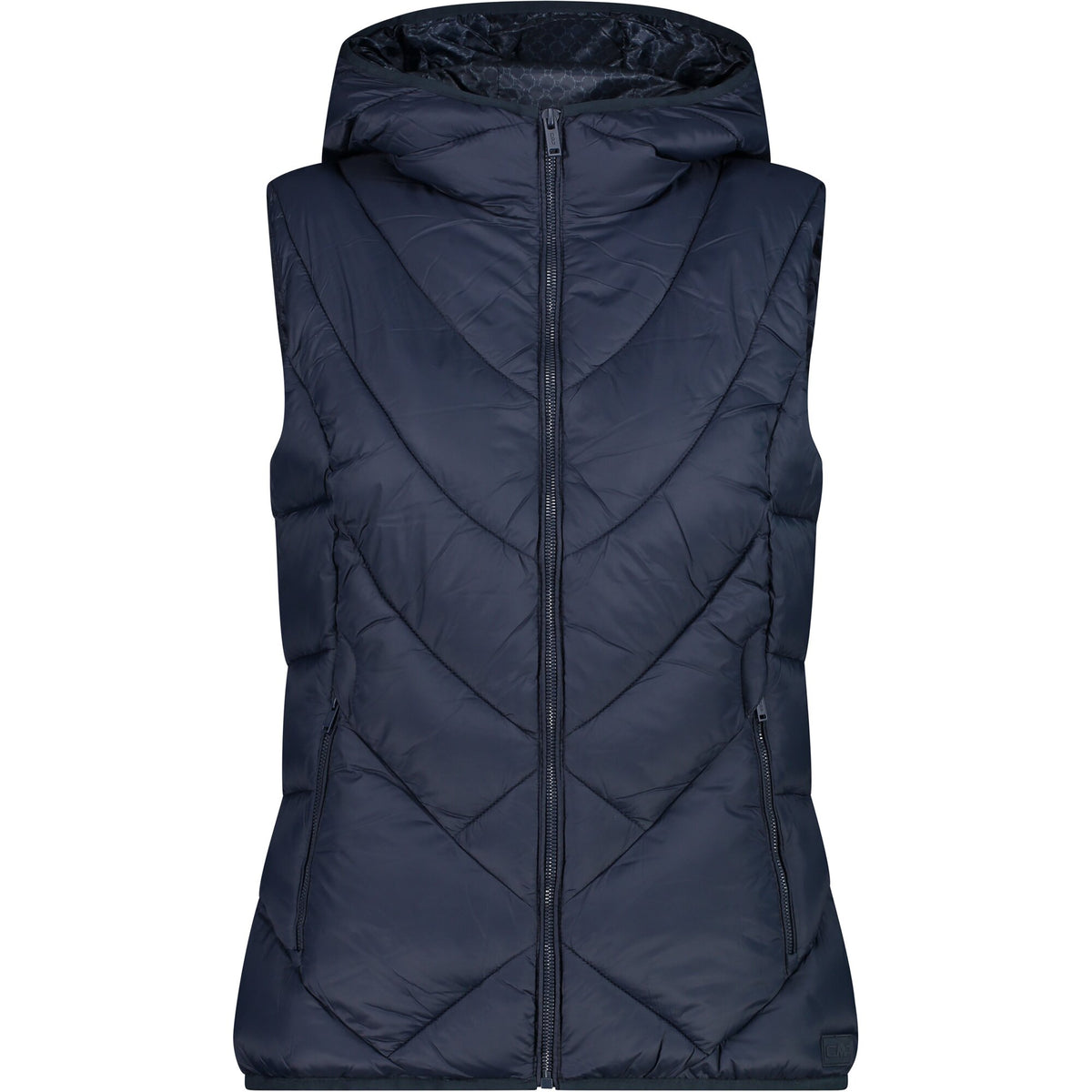 WOMAN VEST FIX HOOD