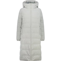 WOMAN LONG COAT FIX HOOD