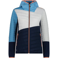 WOMAN HYBRID JACKET FIX HOOD