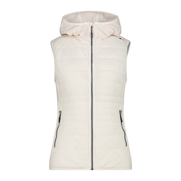 WOMAN VEST HYBRID FIX HOOD