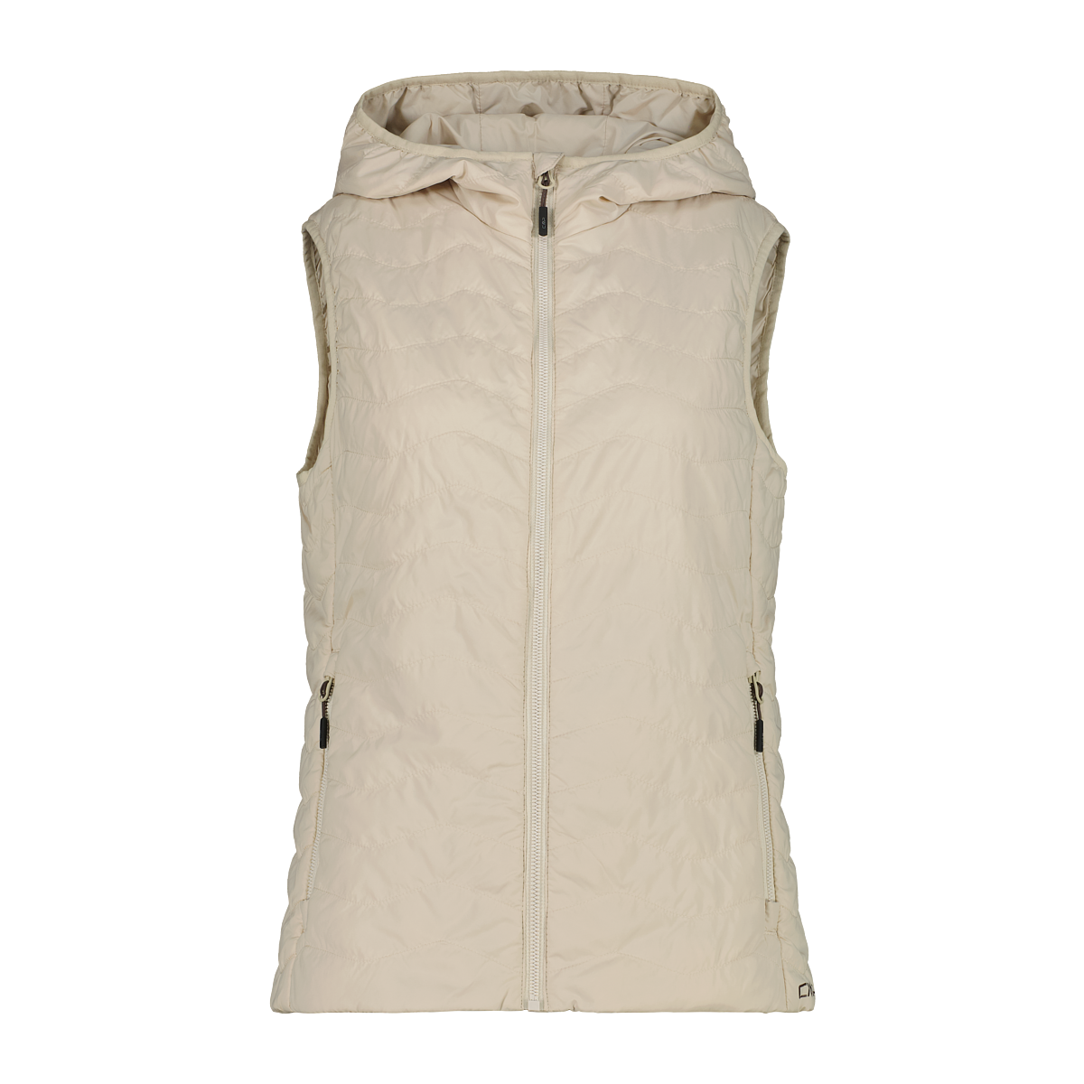 WOMAN VEST FIX HOOD