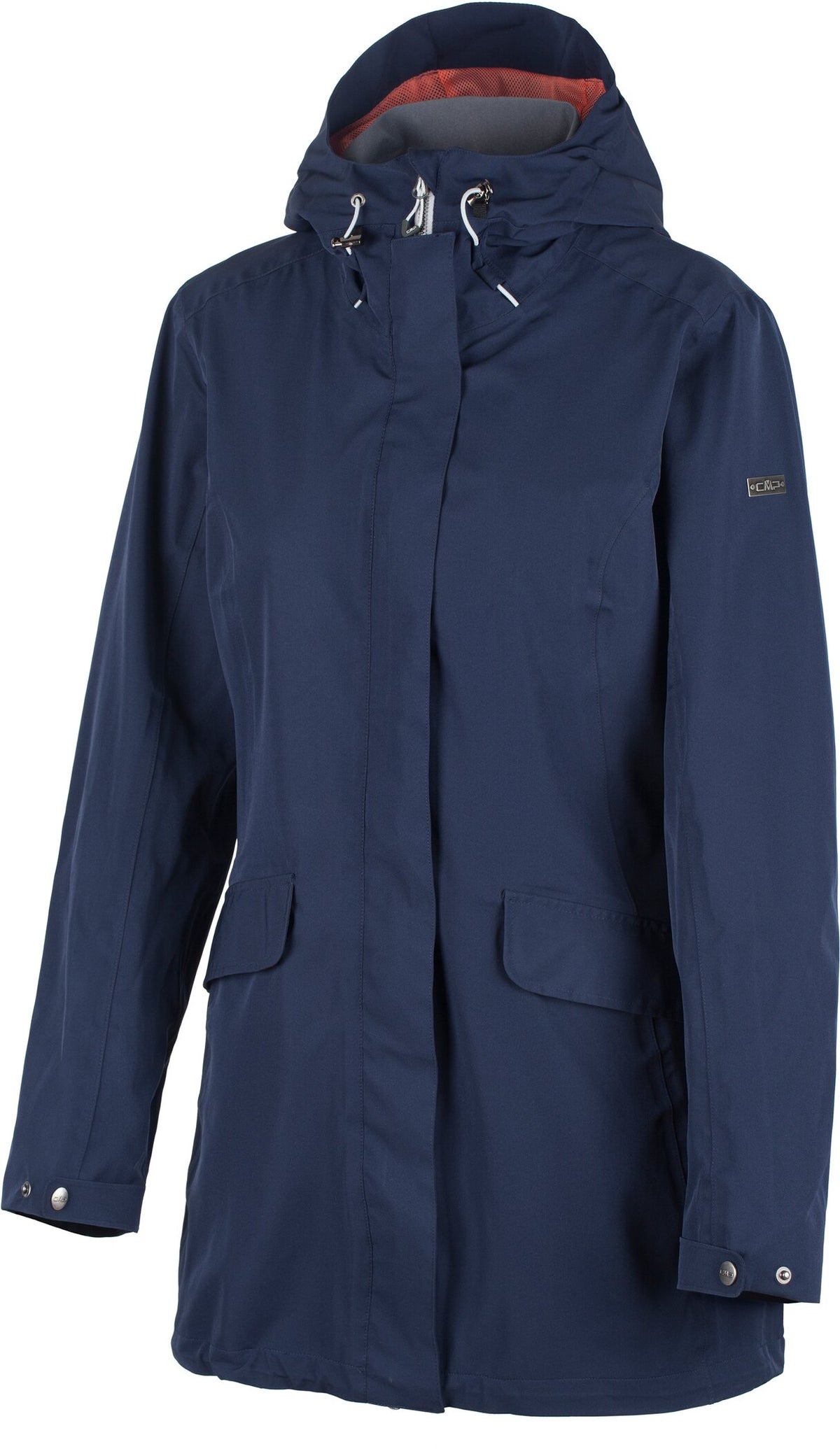 WOMAN FIX HOOD LONG JACKET