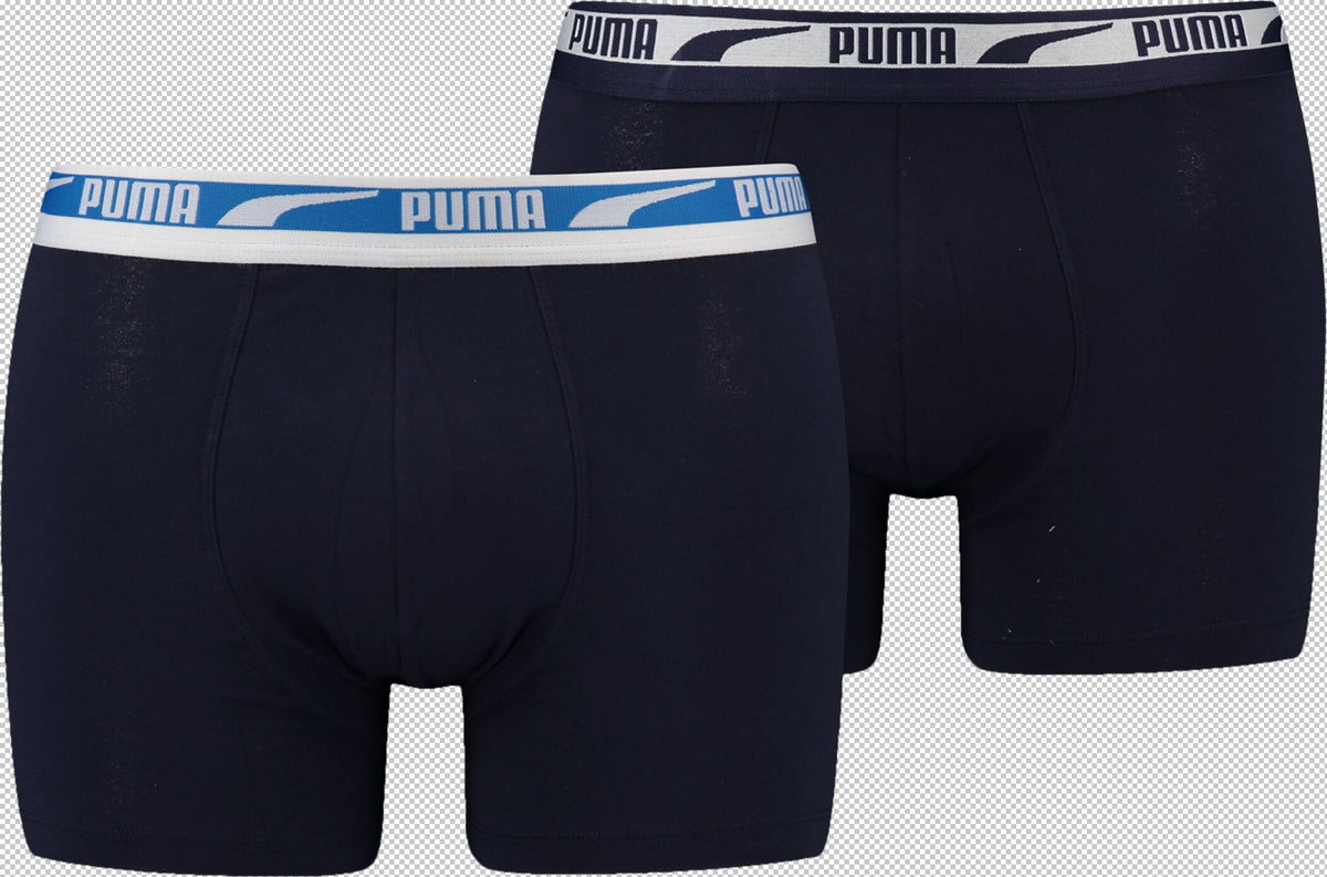 PUMA MEN MULTI LOGO BOXER 2P