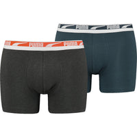 PUMA MEN MULTI LOGO BOXER 2P