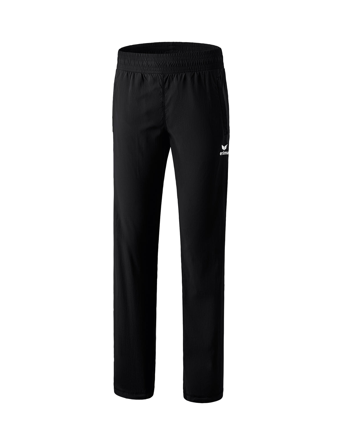 pants with end-to-end zipper