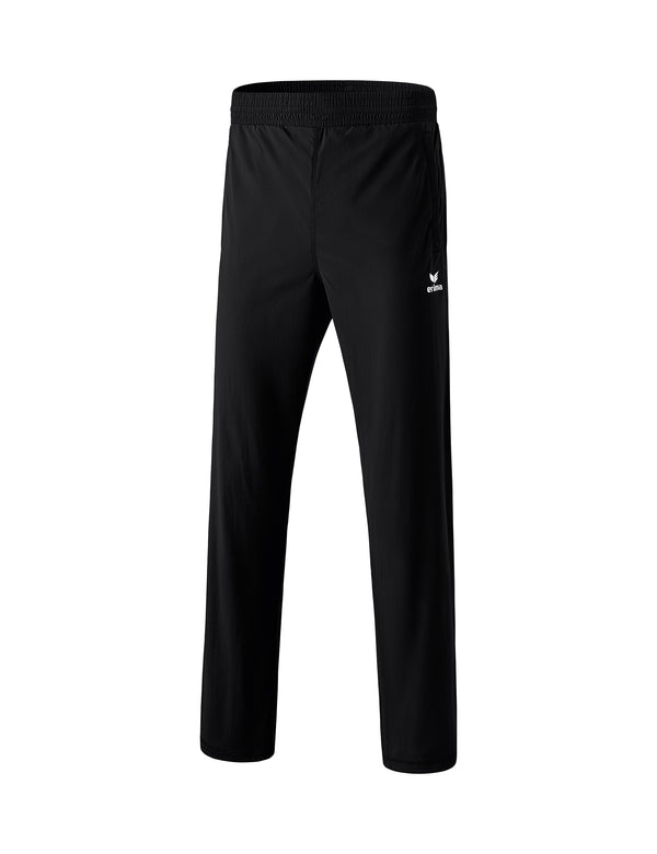 pants with end-to-end zipper