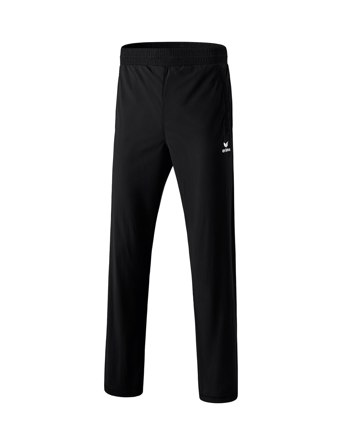 pants with end-to-end zipper