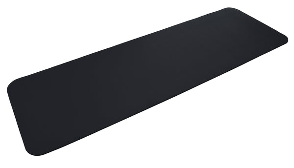 FITNESSMATTE, (15mm, black), mit Tragegurt