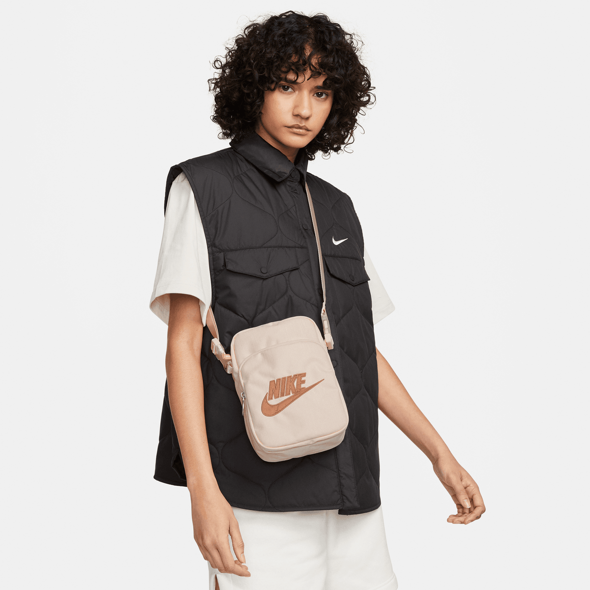 NK HERITAGE CROSSBODY - MTLC M