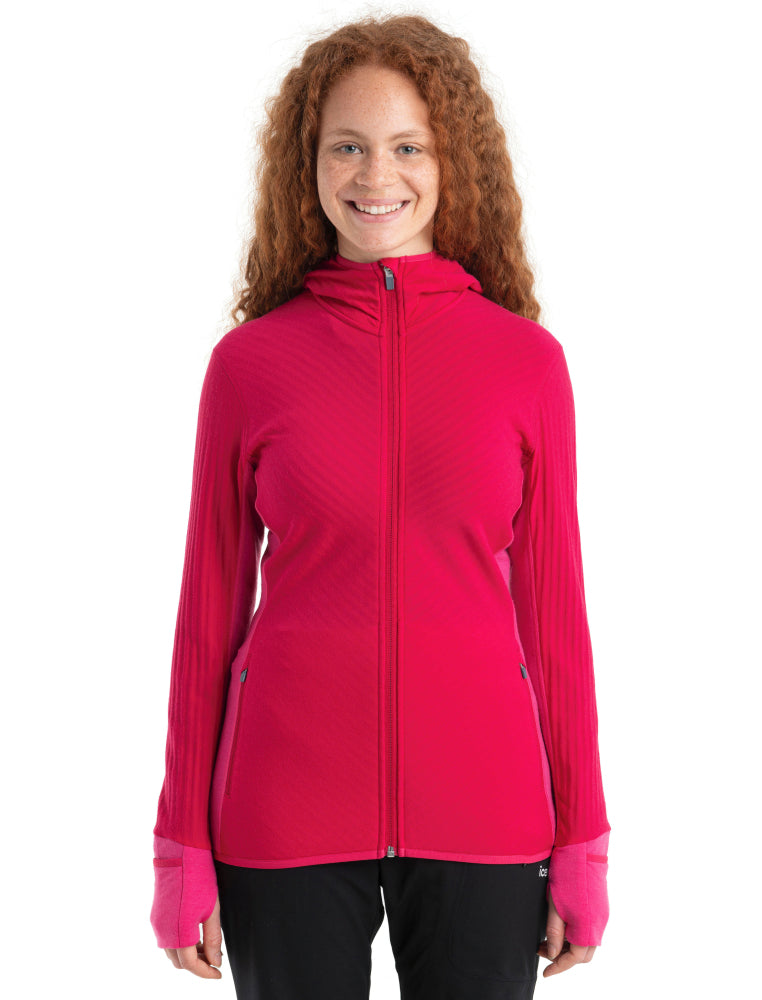 W Descender LS Zip Hood