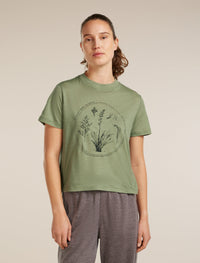 Women Merino 150 Tech Lite SS Crop Tee Seed Story