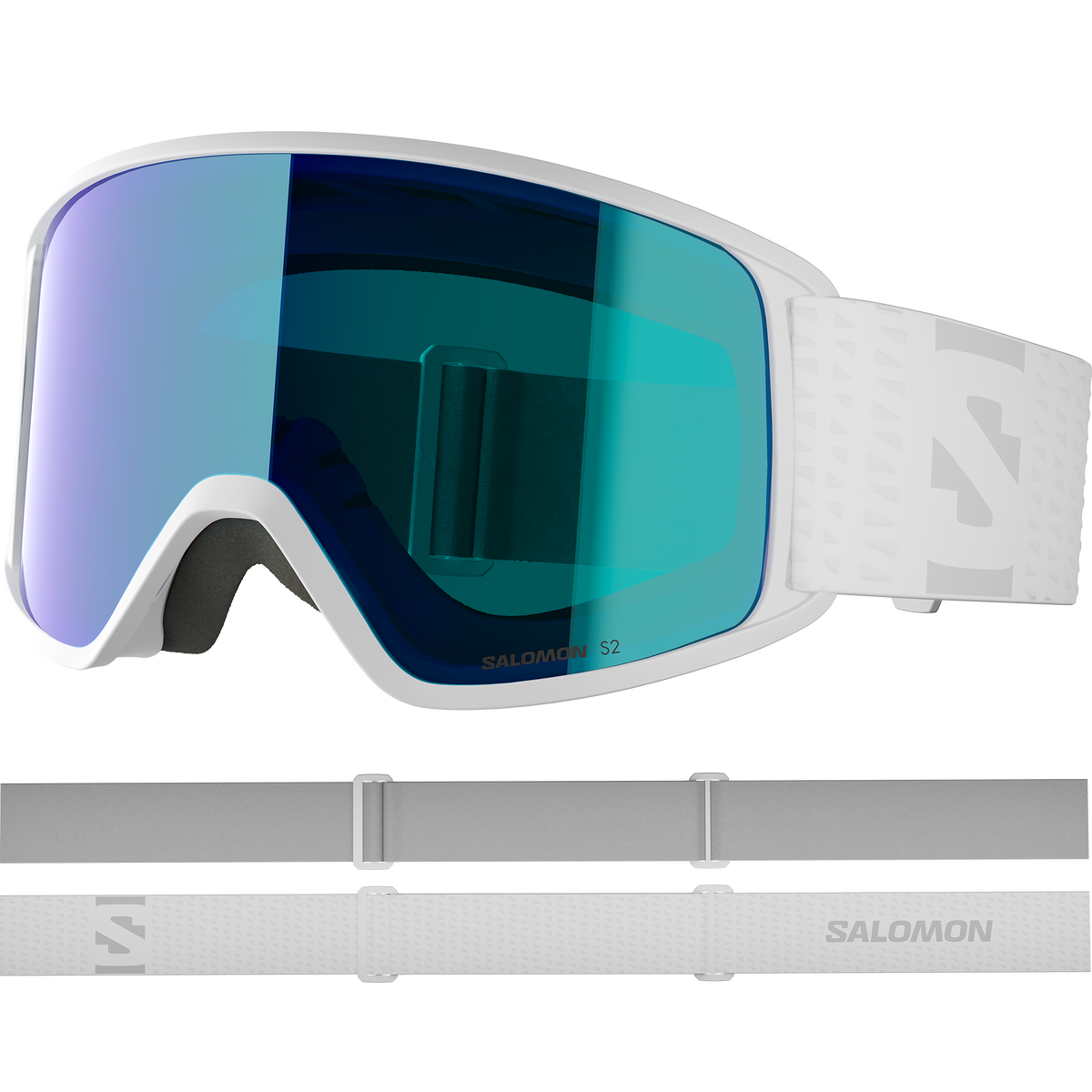 GOGGLES FORCE White/Univ Mid BLUE
