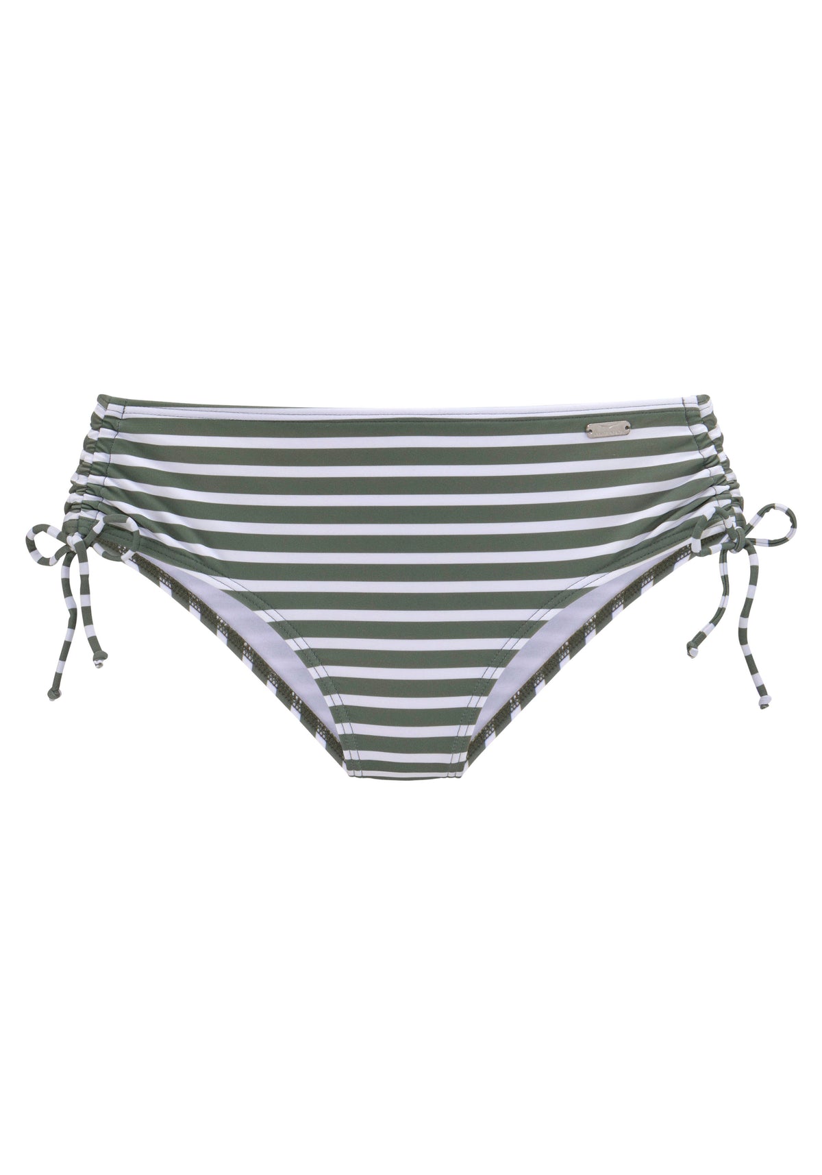 Bikinihose mit Raffung