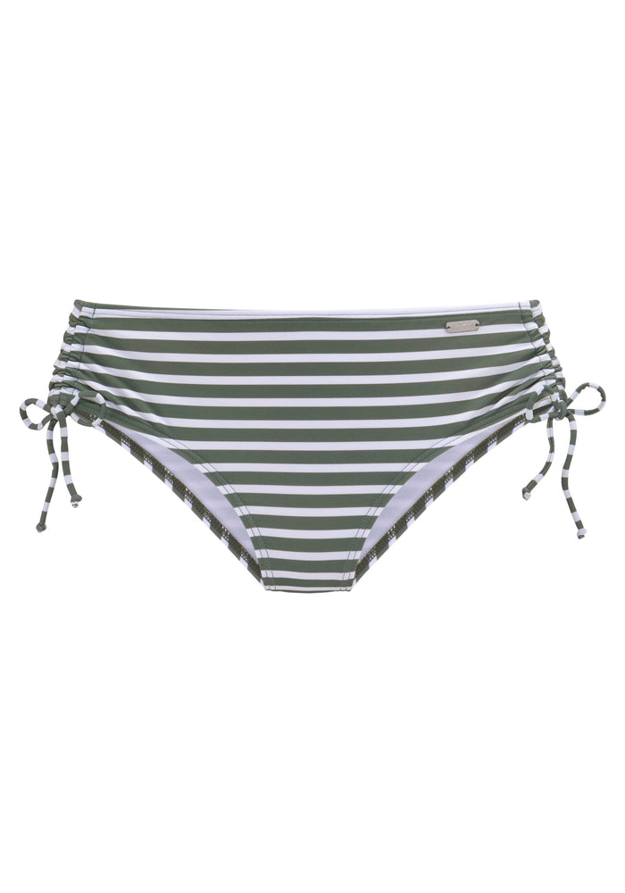 Bikinihose mit Raffung