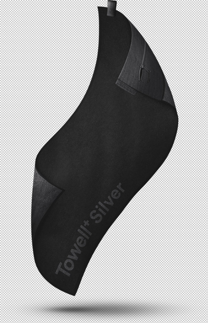 STRYVE Towell+ Silver | Silver Blac